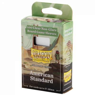 Prot�ges cartes Sp�ciaux  Board Game Sleeves - American Standard 57x89mm - 100 Sleeves