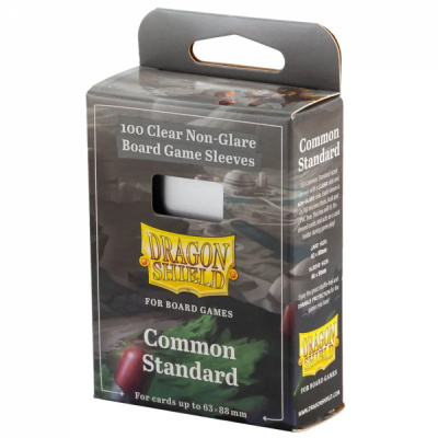 Prot�ges cartes Sp�ciaux  Board Game Sleeves - Common Standard 63x88mm - 100 Sleeves