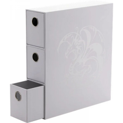 Boite de Rangement  Dragon Shield Storage - Card Drawers Fortress - Vertical - 3 - White