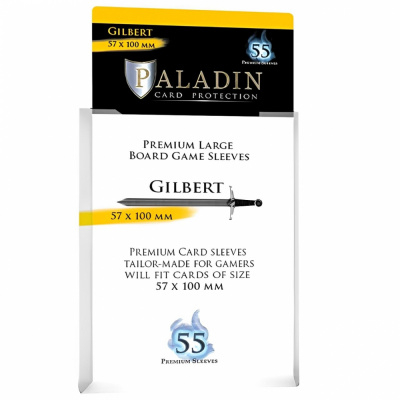 Prot�ges cartes Sp�ciaux  Board Games Sleeves - Gilbert - 57x100mm - par 55