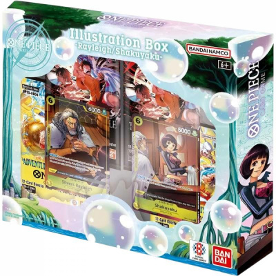Coffret 4 Boosters One Piece Card Game Illustration Box [IB-07] - Rayleigh/Shakuyaku