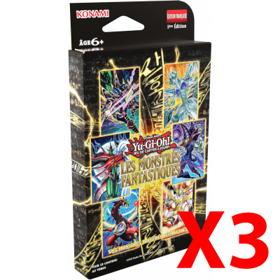 Coffret Yu-Gi-Oh! Les Monstres Fantastiques - Lot de 3