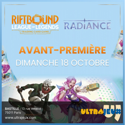 Pr�-Rift Event Radiance Bastille - Dimanche 18 Octobre 14h30 