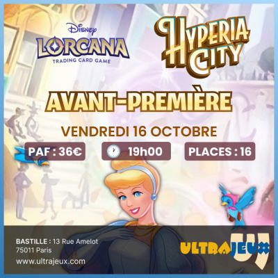 Tournoi d'Avant-Premi�re - Lorcana - Invasion �pineuse - Vendredi 16 Octobre 2026 � 19h00 - Bastille
