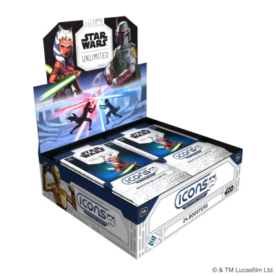 Boite de Boosters Fran�ais Star Wars Unlimited Icons - Display de 24 Boosters