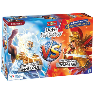 Jeu de Cartes Enfant D�fis Nature Duel  : Mythologies Grecque VS Romaine