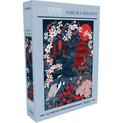 Puzzle Gibsons The Art File : Sakura Heights - 1000 pi�ces