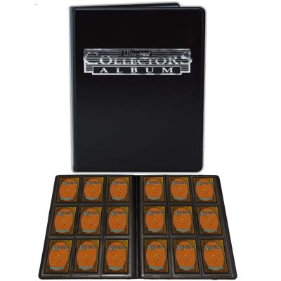 Portfolio A4 - 9 cases  Portfolio Uni Noir - 10 Pages De 9 Cases 180 Cartes